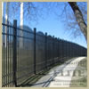 Heavy Industrial Aluminum Fence