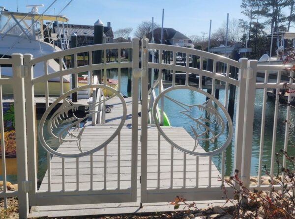 EFF-20 Com curve top gate with logo EFF-20 Com curve top gate with logo